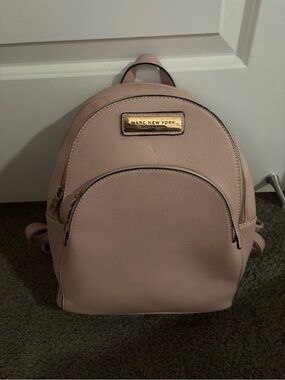Marc New York Blush Pink Leather Mini Backpack